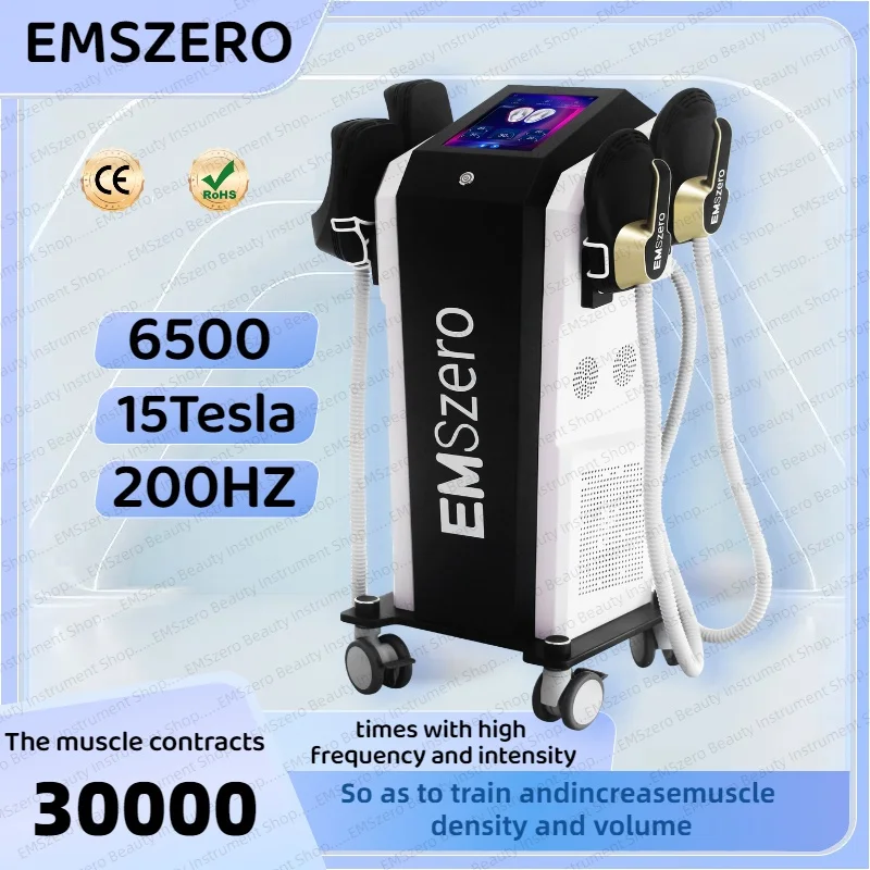 EMS 15 tesla 6500W ems muscle stimulator RF EMSzero portable body sculpting machine Slimming Weight Lose Electromagnetic
EMS 15 tesla 6500W ems muscle stimulator RF EMSzero portable body sculpting machine Slimming Weight Lose Electromagnetic