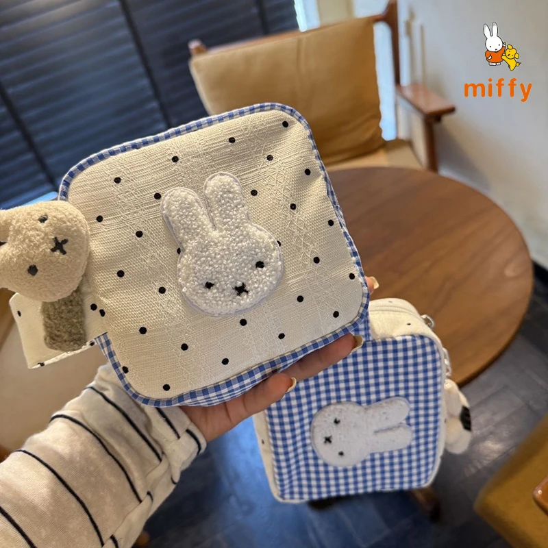 Kawaii Miffy Rabbit Polka Dot Camera Bag for Fujifilm Instax Mini Plaid Edge Cosmetic Bags Large Capacity Portable Storage Pouch
Kawaii Miffy Rabbit Polka Dot Camera Bag for Fujifilm Instax Mini Plaid Edge Cosmetic Bags Large Capacity Portable Storage Pouch