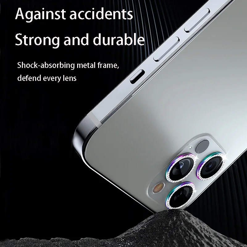 2-3Pcs Blue Metal Glitter Diamond Camera Protector For IPhone 17 Pro Max Plus Back Lens Protective Glass For 13 Mini 2-3Pcs Blue Metal Glitter Diamond Camera Protector For IPhone 17 Pro Max Plus Back Lens Protective Glass For 13 Mini