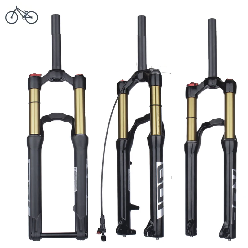 BOLANY 20/24" MTB Air Suspension Fork Alloy Mountain Bike Shock Absorbing Fork Manual & Remote Lockout for Student Youth Bikes
BOLANY 20/24" MTB Air Suspension Fork Alloy Mountain Bike Shock Absorbing Fork Manual & Remote Lockout for Student Youth Bikes