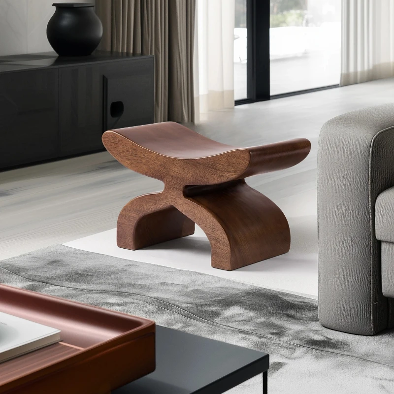 X-S Modern art solid wood low stool home living room antique log small stool creative shoe changing stool
X-S Modern art solid wood low stool home living room antique log small stool creative shoe changing stool