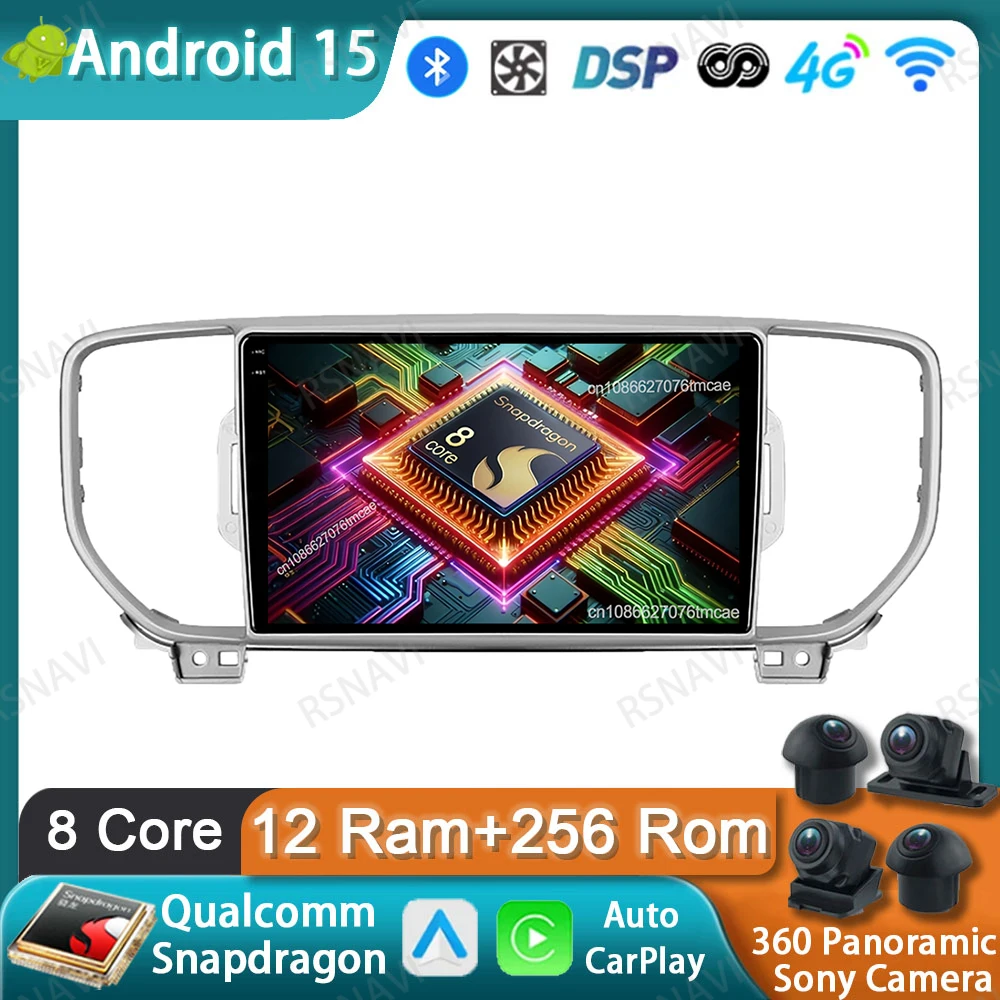 Car Radio Android 15 For KIA Sportage 4 QL 2016 2017 2018 5G WIFI Wireless Carplay Auto DVD Multimedia Stereo Head Unit 4G LTE
Car Radio Android 15 For KIA Sportage 4 QL 2016 2017 2018 5G WIFI Wireless Carplay Auto DVD Multimedia Stereo Head Unit 4G LTE