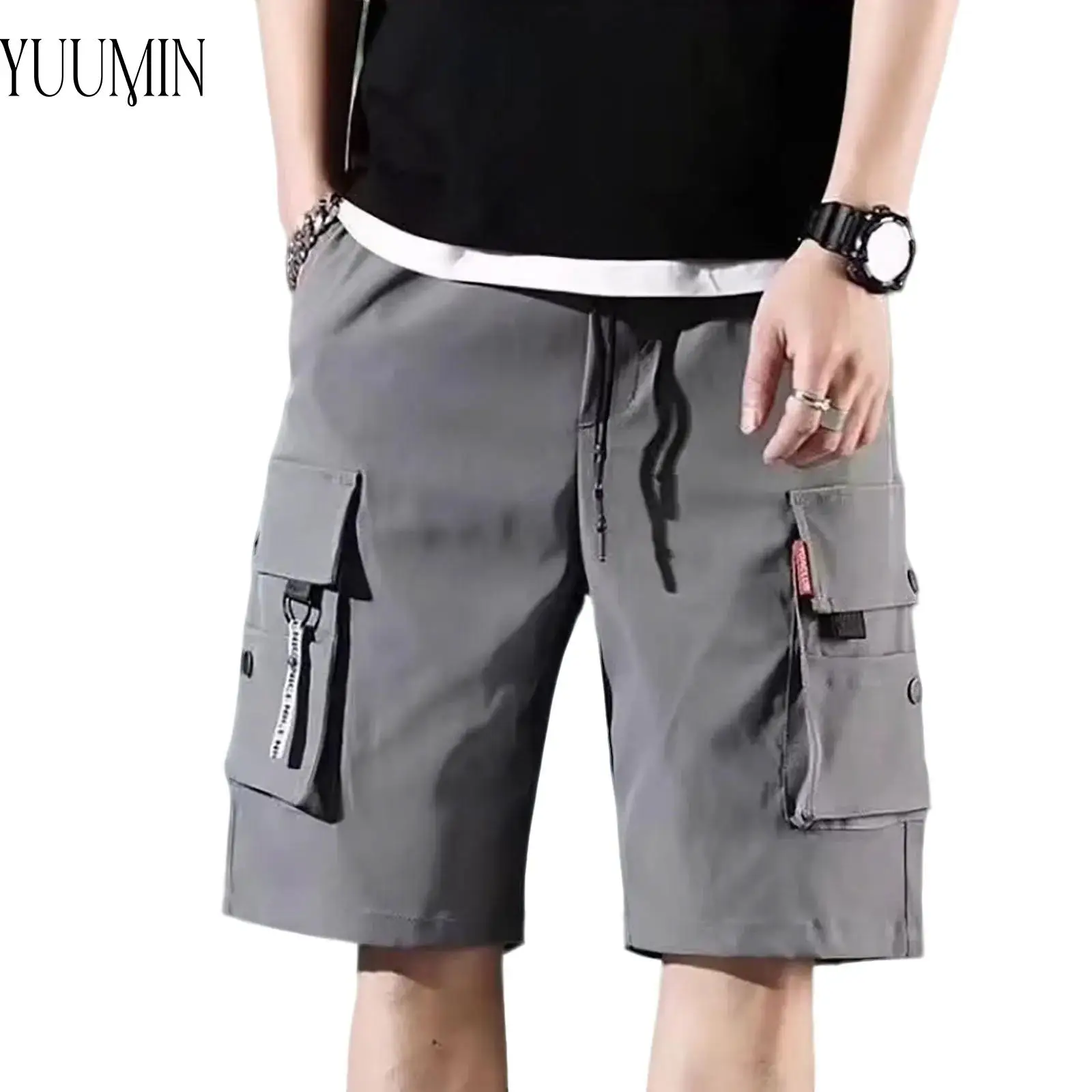 Men Athletic Shorts Drawstring Elastic Waistband Knee Length Multi Pockets Breathable Quick Dry for Sports Gym Fitness Running
Men Athletic Shorts Drawstring Elastic Waistband Knee Length Multi Pockets Breathable Quick Dry for Sports Gym Fitness Running