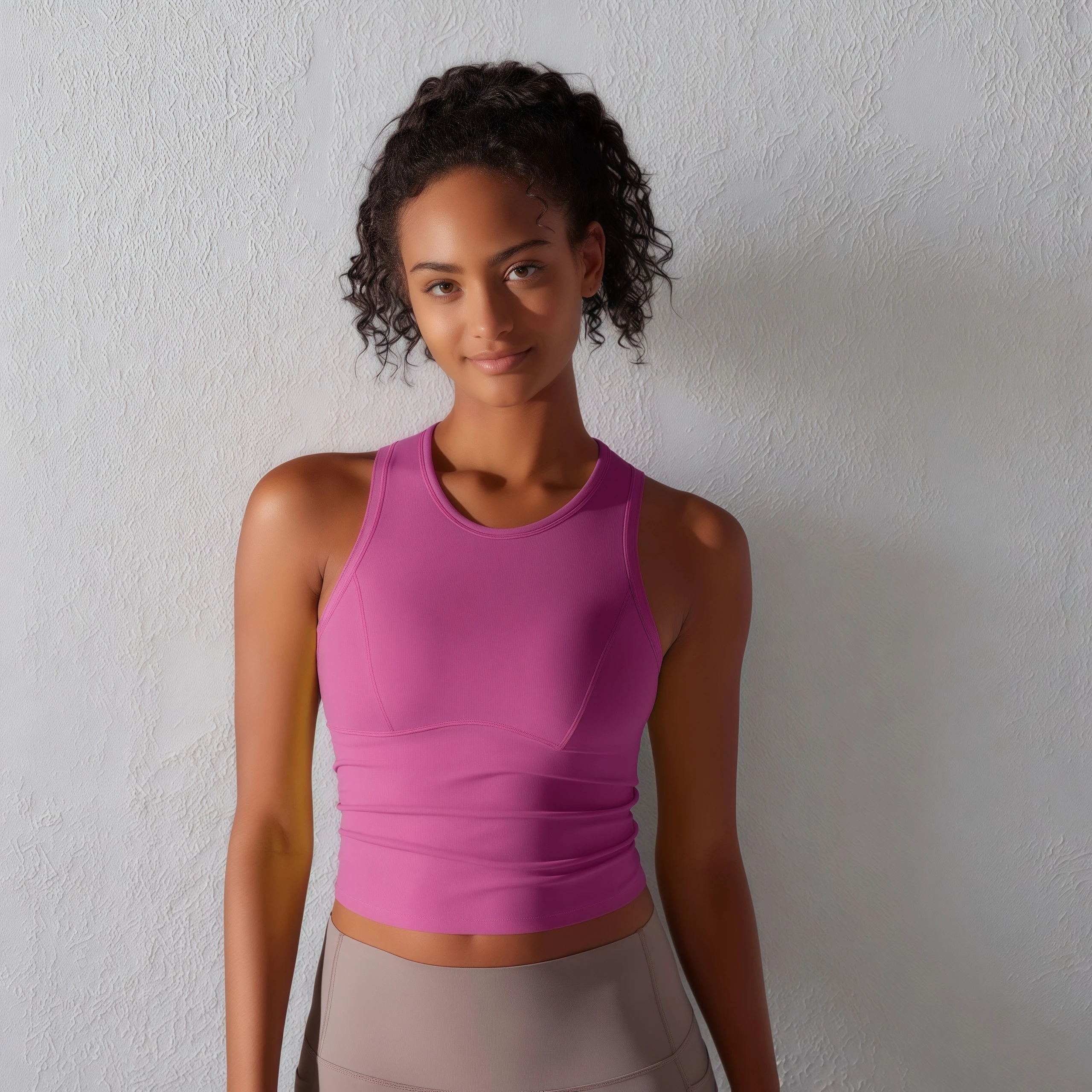 Women's High Support Sports Bra Racerback Shockproof Anti Sagging Fitness Vest Built-in Bra Running Yoga Workout Tank Top
Women's High Support Sports Bra Racerback Shockproof Anti Sagging Fitness Vest Built-in Bra Running Yoga Workout Tank Top