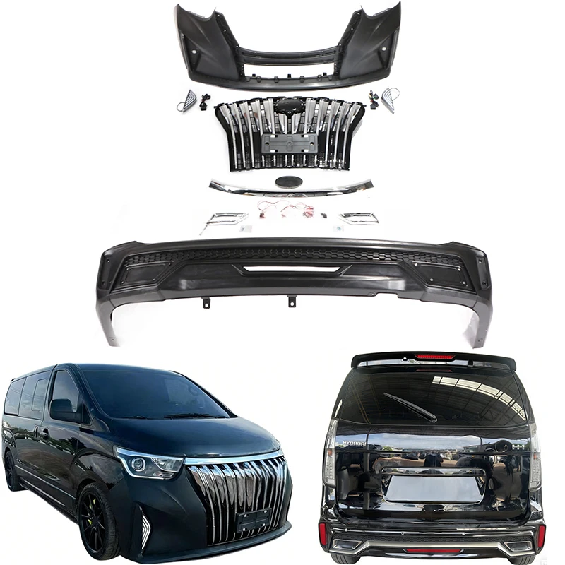Upgrade Facelift Bodykit Grille Front Rear Bumper Set for H1 2018-2022 Car Exterior Styling Accessories
Upgrade Facelift Bodykit Grille Front Rear Bumper Set for H1 2018-2022 Car Exterior Styling Accessories