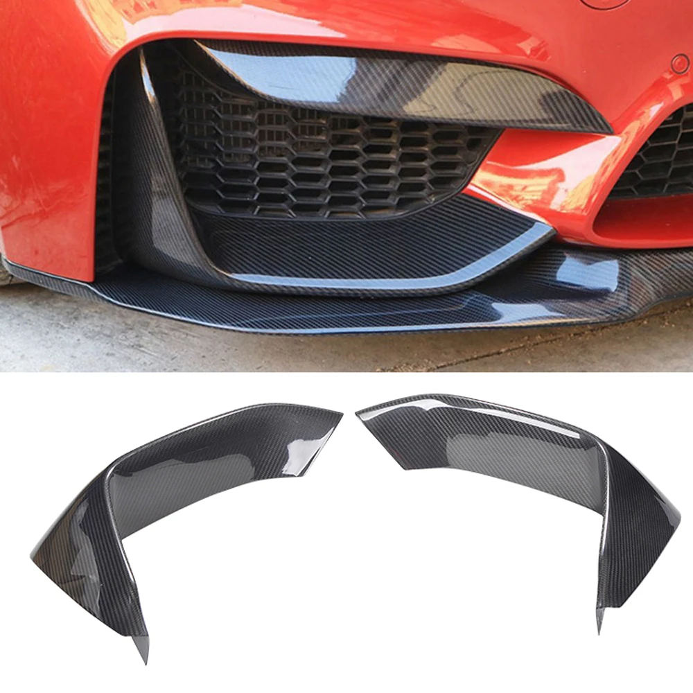 Front Bumper Side Spoiler Cover Lower Intake Trim Real Carbon Fiber Splitter Lip For BMW F80 M3 F82 F83 M4 2014-2018
Front Bumper Side Spoiler Cover Lower Intake Trim Real Carbon Fiber Splitter Lip For BMW F80 M3 F82 F83 M4 2014-2018