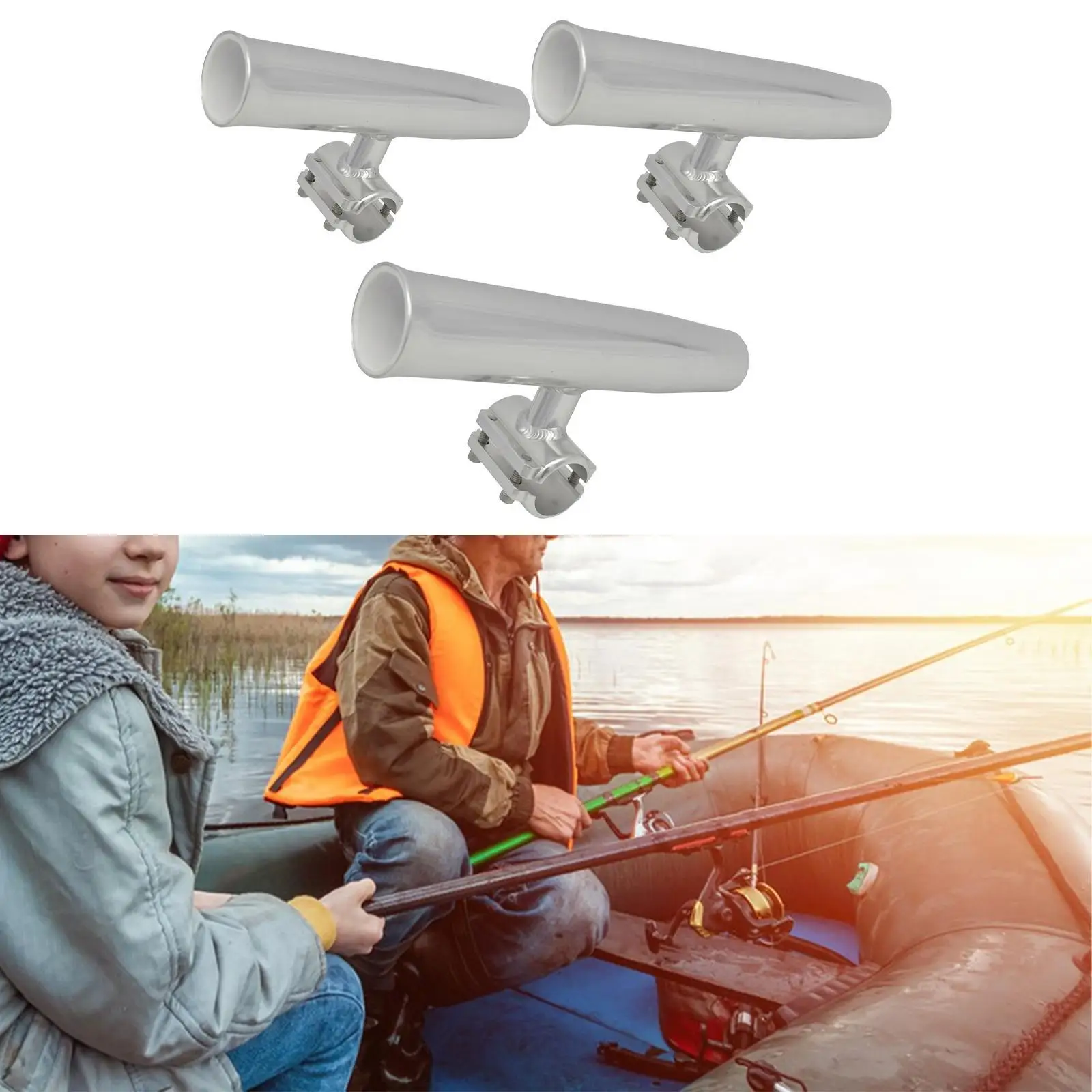 Clamp on Fishing Rod Holder Adjustable Gift Fishing Rod Mounting Bracket Fishing
Clamp on Fishing Rod Holder Adjustable Gift Fishing Rod Mounting Bracket Fishing