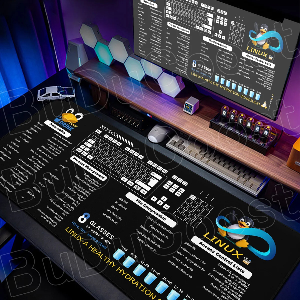 Black Computer Office Anti-fouling Mousepad Linux Commands Line Shortcuts Deskmat XXL Laptop Programmer Non-slip Keyboard Carpet
Black Computer Office Anti-fouling Mousepad Linux Commands Line Shortcuts Deskmat XXL Laptop Programmer Non-slip Keyboard Carpet