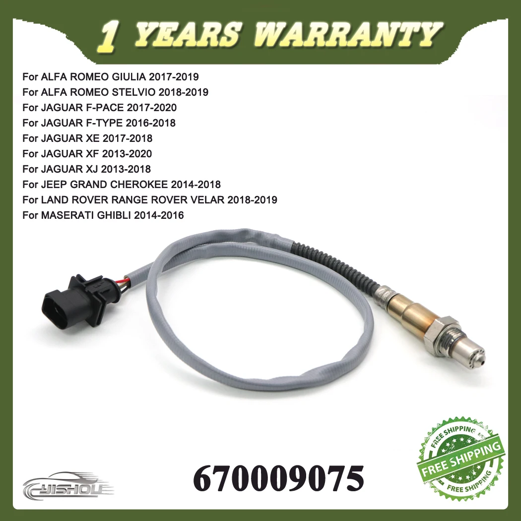 670009075 Новый передний датчик соотношения воздуха и топлива Lambda O2 для JAGUAR F-PACE F-TYPE XE XF XJ MASERATI GHIBLI JEEP GRAND CHEROKEE
670009075 Новый передний датчик соотношения воздуха и топлива Lambda O2 для JAGUAR F-PACE F-TYPE XE XF XJ MASERATI GHIBLI JEEP GRAND CHEROKEE