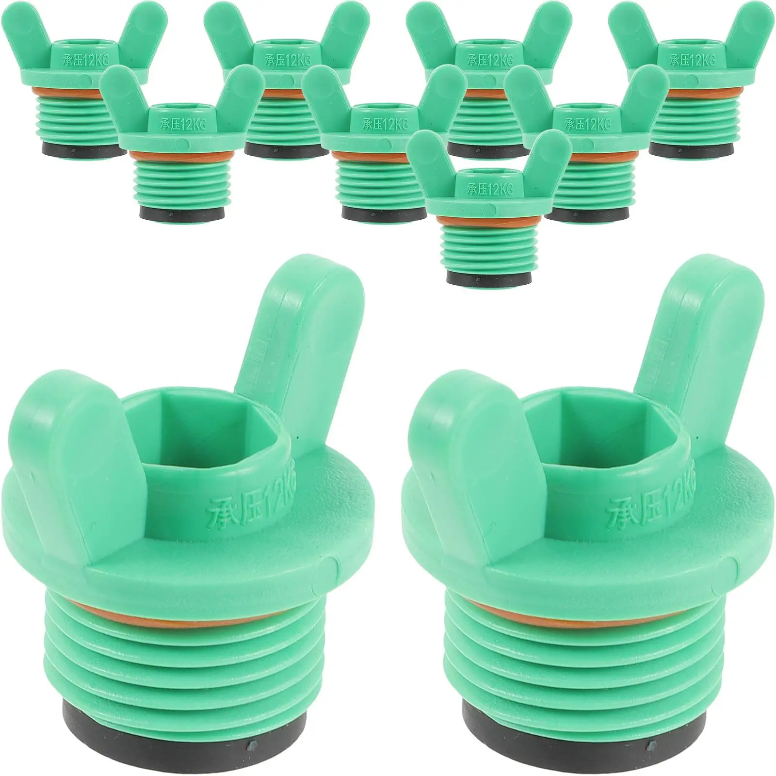 10 Pcs 4mm 6 Threads Green Ears Hose End Plug Threaded Cap Sprinkler Water Tubing Stopper Garden Accessories Outdoor Repair
10 Pcs 4mm 6 Threads Green Ears Hose End Plug Threaded Cap Sprinkler Water Tubing Stopper Garden Accessories Outdoor Repair