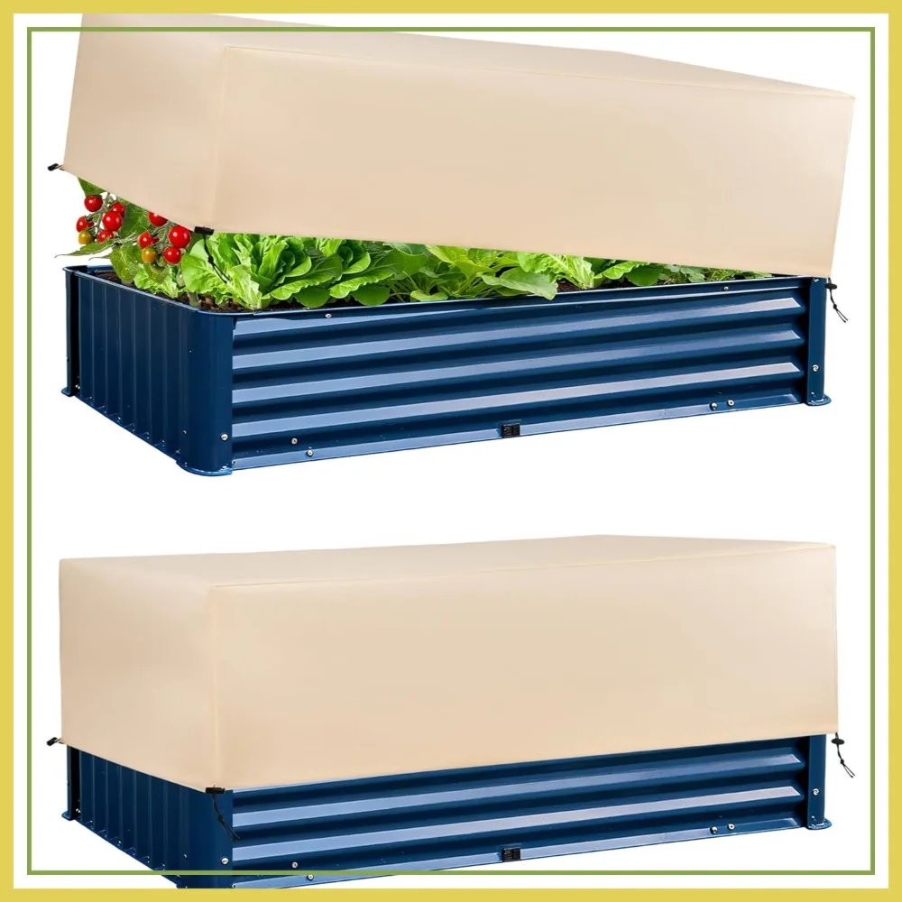 2 Pack Plant Freeze Protection Covers with Drawstring, 3.54 oz/yd² Winter Frost Blanket for Raised Garden Beds, 43.3x15.7x17.7in
2 Pack Plant Freeze Protection Covers with Drawstring, 3.54 oz/yd² Winter Frost Blanket for Raised Garden Beds, 43.3x15.7x17.7in