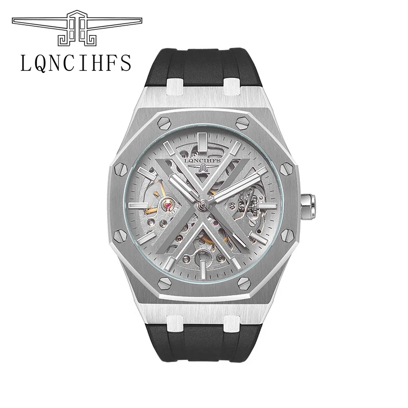 LQNCIHFS high-grade automatic mechanical watch men hollow luminous outdoor fashion sports waterproof men's watch
LQNCIHFS high-grade automatic mechanical watch men hollow luminous outdoor fashion sports waterproof men's watch