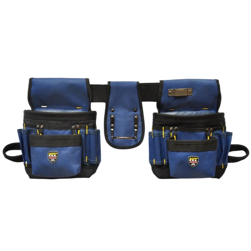 Weak current toolkit Reinforced double hanging waist bag High altitude maintenance tool pocket Electric tool waist bag
Weak current toolkit Reinforced double hanging waist bag High altitude maintenance tool pocket Electric tool waist bag