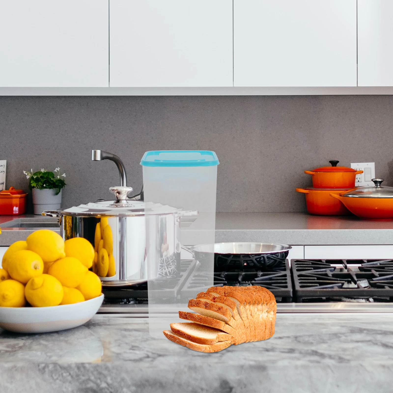 Bread Box Storage Containers PP Red Drawer Kitchen Counter Loaf Holder Airtight Reusable Bread Boxes Container Solutions Food
Bread Box Storage Containers PP Red Drawer Kitchen Counter Loaf Holder Airtight Reusable Bread Boxes Container Solutions Food