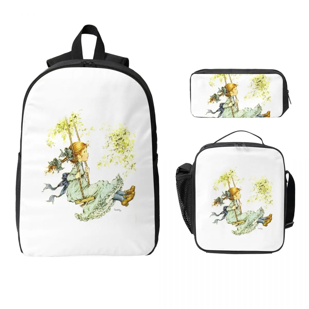 Sarah Kay Swing Girl Backpack Student Boys Girls BookBag School Bag Computer Shoulder Bags 3ps Insulated Lunch Bag Pencil Case
Sarah Kay Swing Girl Backpack Student Boys Girls BookBag School Bag Computer Shoulder Bags 3ps Insulated Lunch Bag Pencil Case