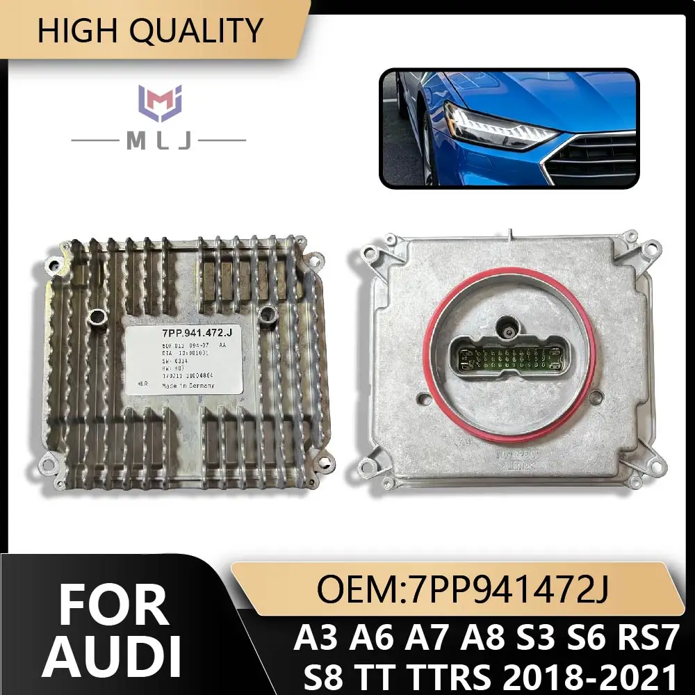 7PP941472K 799941472J LED Matrix Headlight Driver Module For Audi A3 A6 A7 A8 S3 S6 RS7 S8 TT TTRS 2018-2021 DRL Replacement
7PP941472K 799941472J LED Matrix Headlight Driver Module For Audi A3 A6 A7 A8 S3 S6 RS7 S8 TT TTRS 2018-2021 DRL Replacement