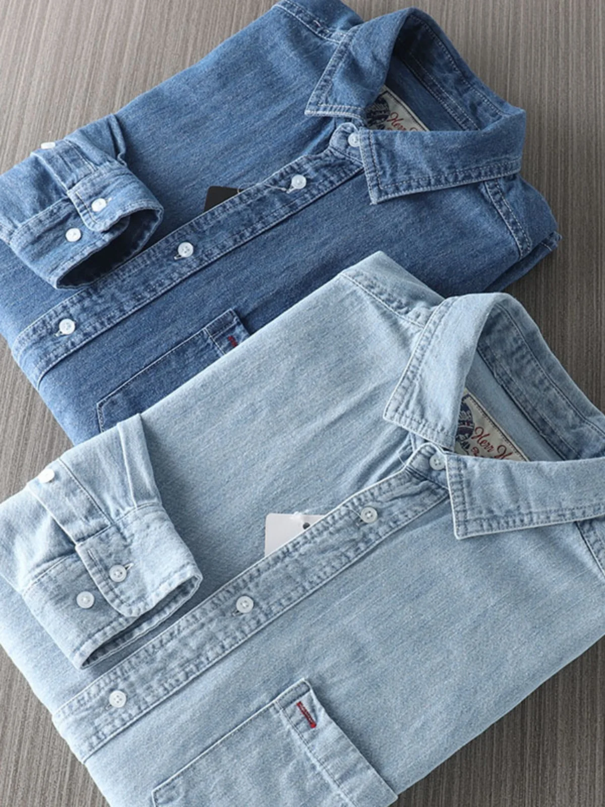 Мужская повседневная куртка из плотного денима из чистого хлопка с острым воротником, весна-осень, приталенный крой, городской стиль
Мужская повседневная куртка из плотного денима из чистого хлопка с острым воротником, весна-осень, приталенный крой, городской стиль