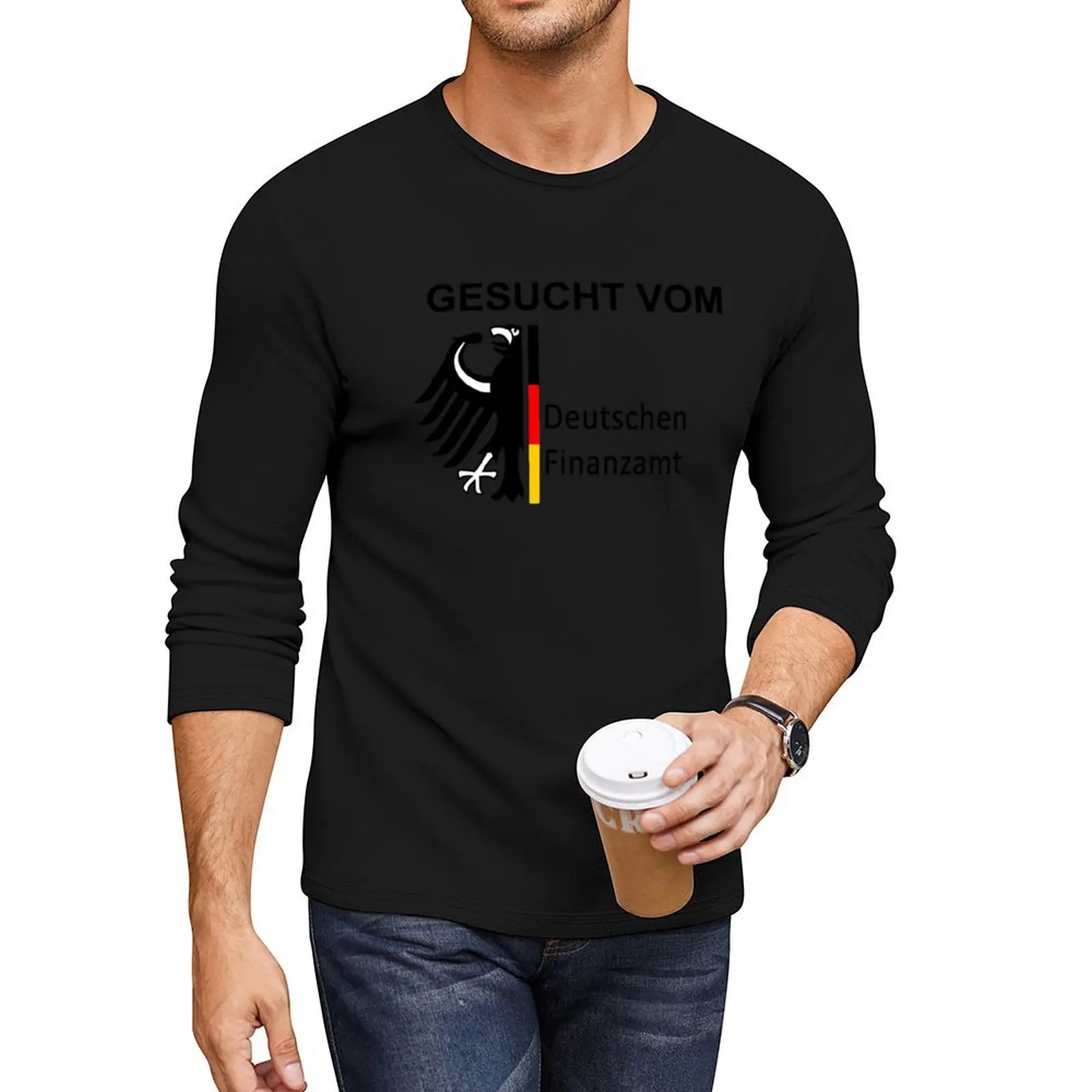 Wanted by the German tax office Long T-Shirt tees vintage clothes black t shirts for men
Wanted by the German tax office Long T-Shirt tees vintage clothes black t shirts for men