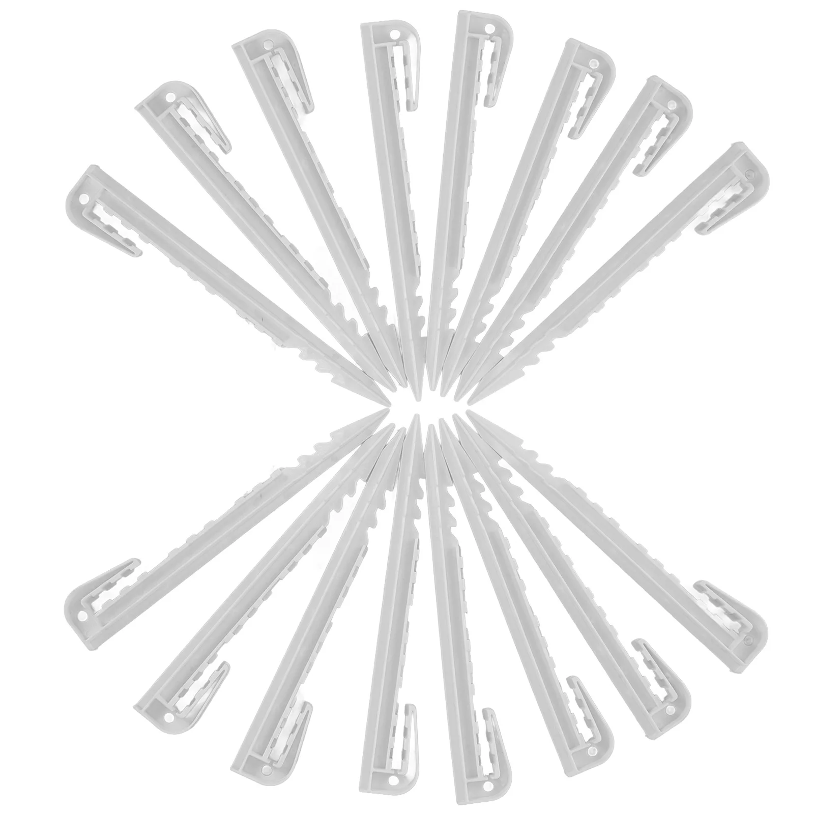 20pcs Outdoor Plastic Garden Tent Pegs Beach Sand Stakes Landscaping Stakes For Fencing Pegs Camping Hiking Travel
20pcs Outdoor Plastic Garden Tent Pegs Beach Sand Stakes Landscaping Stakes For Fencing Pegs Camping Hiking Travel