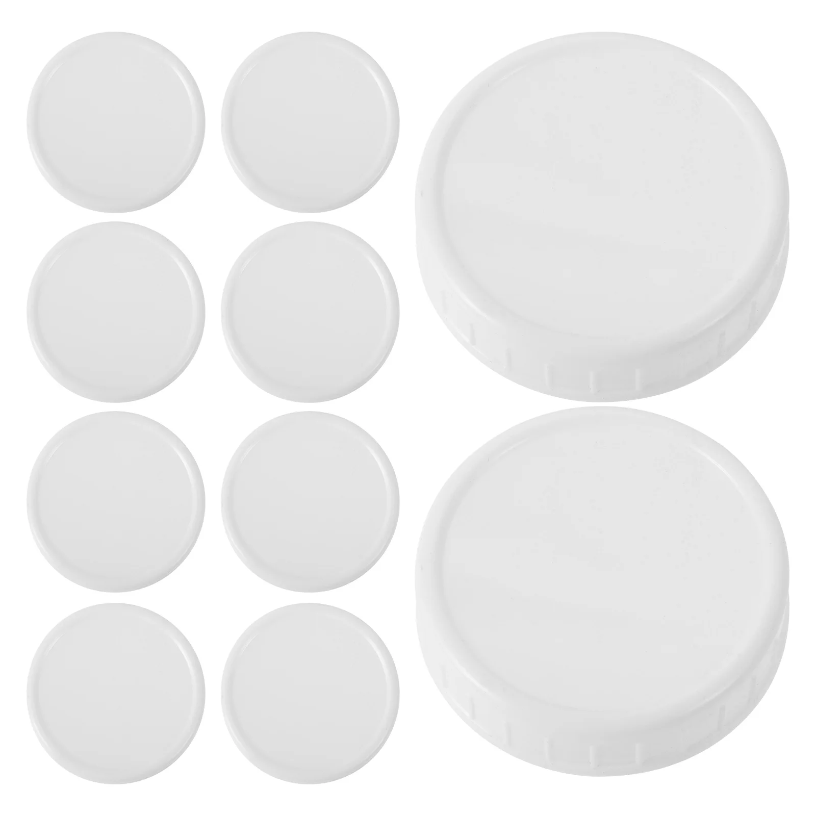 10 Pcs Wide Mouth Large White Mason Jar Sealing Seal Lids Covers Mason Jar Lids Airtight Leakproof Storage Jars
10 Pcs Wide Mouth Large White Mason Jar Sealing Seal Lids Covers Mason Jar Lids Airtight Leakproof Storage Jars