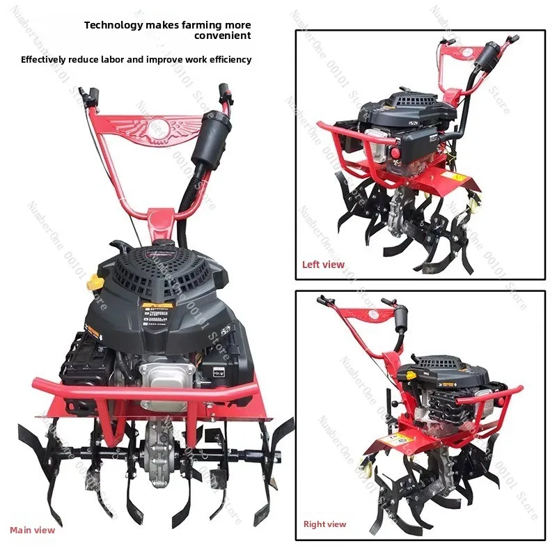 Fuel Powered Portable Small Micro Tiller Agricultural Rotary Soil Loosening Plowing Weeding Machine
Fuel Powered Portable Small Micro Tiller Agricultural Rotary Soil Loosening Plowing Weeding Machine
