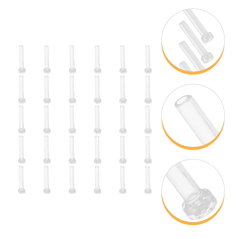 Auricular Cannula Protector Covers Ear Stud Tube Sleeves Clear Earrings Needle Anti- Piercing Protectors Studs Plastic Nose
Auricular Cannula Protector Covers Ear Stud Tube Sleeves Clear Earrings Needle Anti- Piercing Protectors Studs Plastic Nose