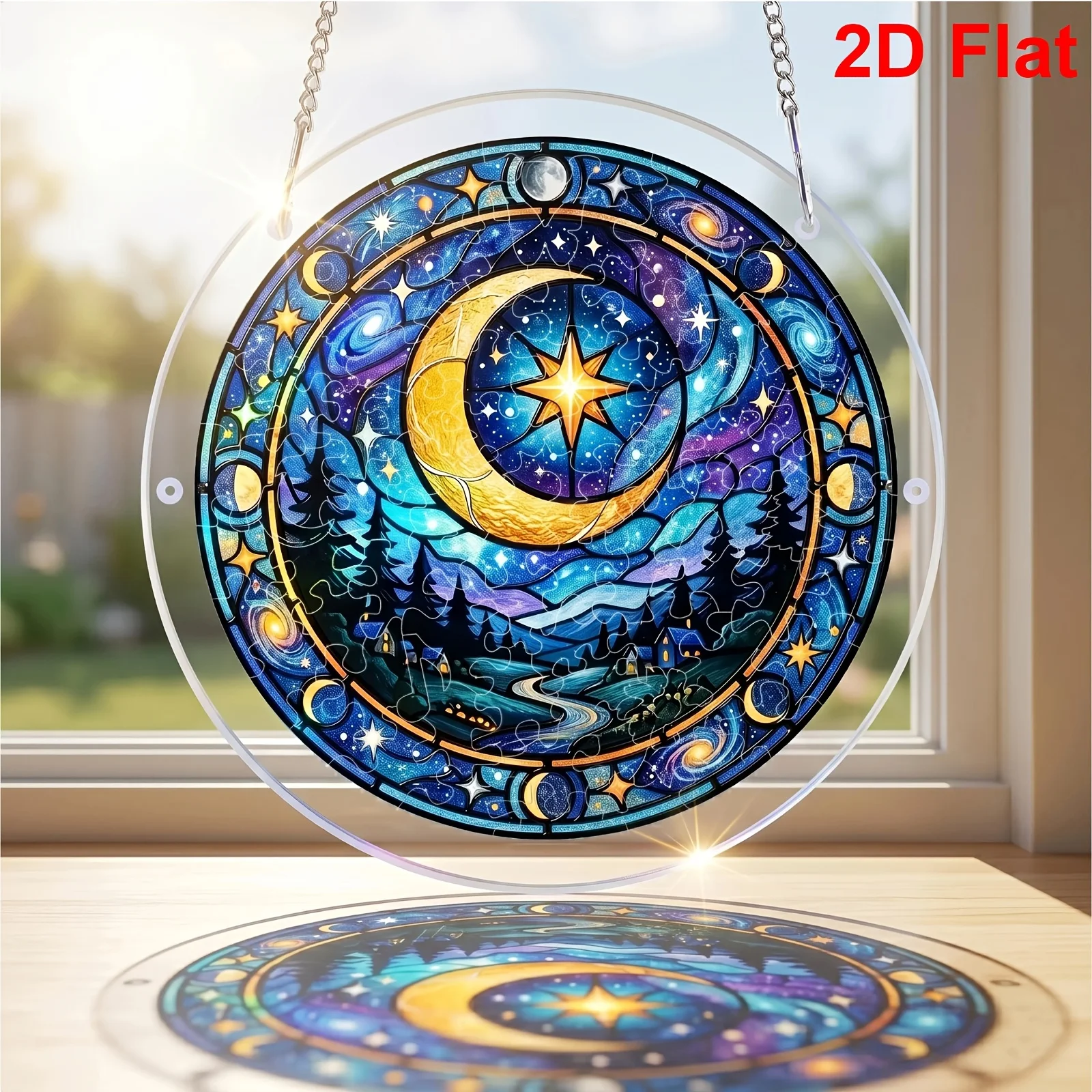 2D Flat Bohemian Flower Butterfly Suncatcher Puzzle Colorful Acrylic Window Hanging Decor DIY Craft Ornament Home Garden Gift
2D Flat Bohemian Flower Butterfly Suncatcher Puzzle Colorful Acrylic Window Hanging Decor DIY Craft Ornament Home Garden Gift