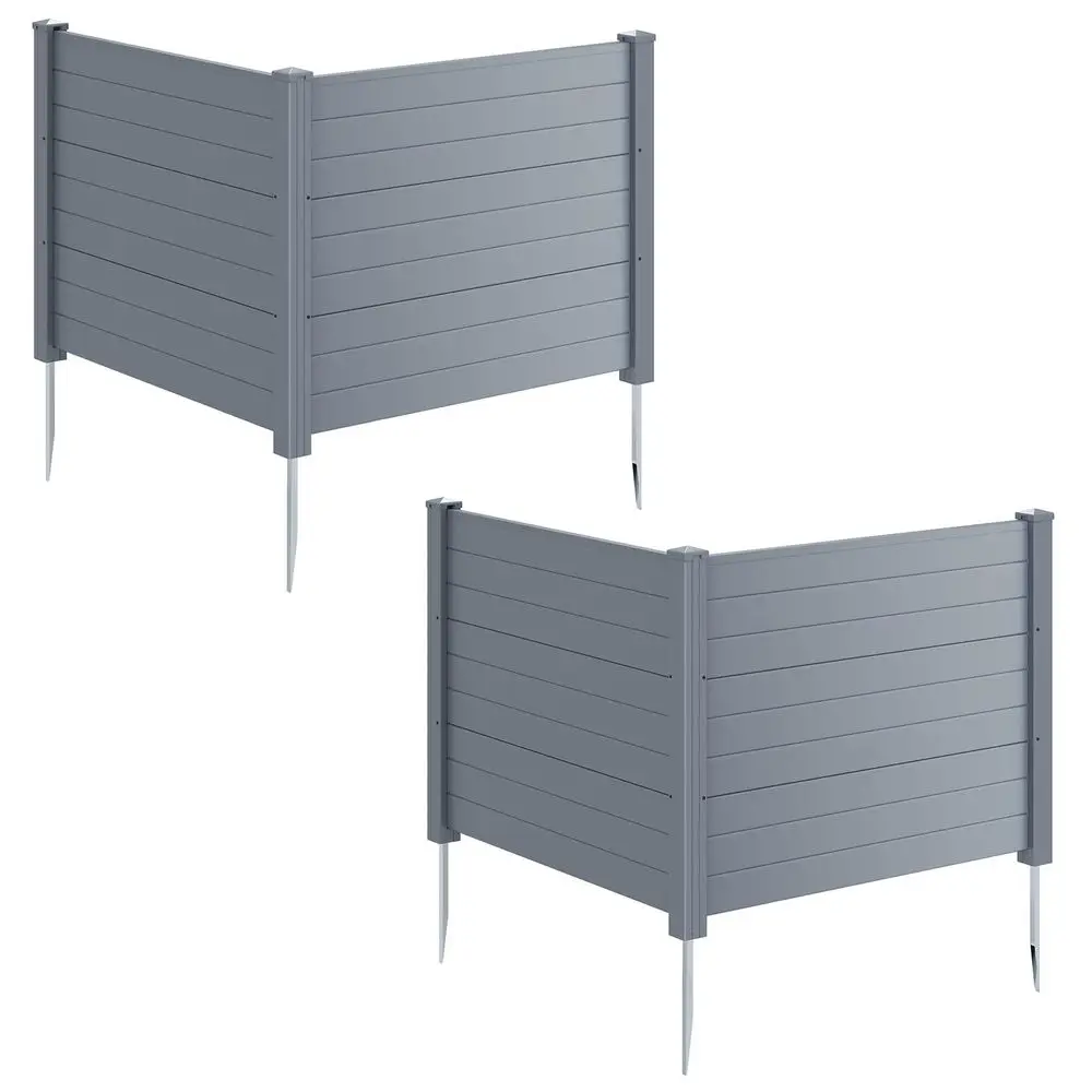 4 Panels Air Conditioner Fence, 48W x 36H Outdoor Privacy Screen with Metal Stakes, NoDig Decorative Trash Can Enclosure, PP Fr
4 Panels Air Conditioner Fence, 48W x 36H Outdoor Privacy Screen with Metal Stakes, NoDig Decorative Trash Can Enclosure, PP Fr