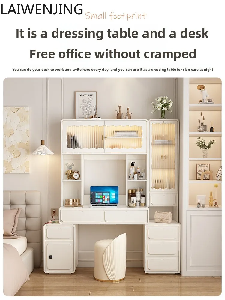 SGF light luxury dresser desk integrated modern simple large capacity high-end makeup table
SGF light luxury dresser desk integrated modern simple large capacity high-end makeup table