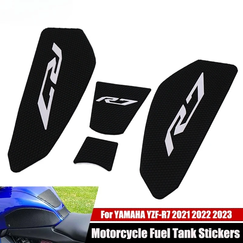 DONGTING Motorcycle Tank Pads for YAMAHA YZF R7 YZFR7 YZF-R7 2021-2023 Fuel Tank Stickers Protector Knee Non-slip Pad Tank Grips
DONGTING Motorcycle Tank Pads for YAMAHA YZF R7 YZFR7 YZF-R7 2021-2023 Fuel Tank Stickers Protector Knee Non-slip Pad Tank Grips
