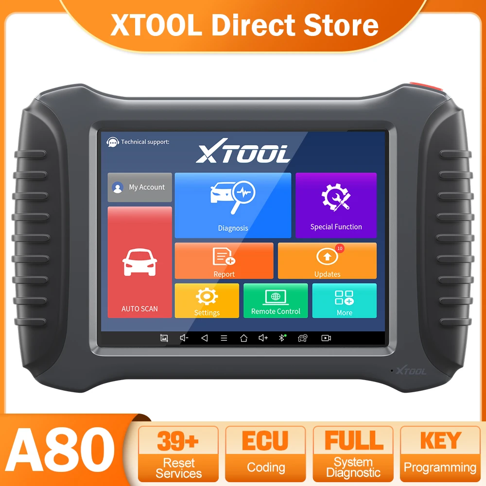 XTOOL A80 H6 Автомобильный инструмент для кодирования ЭБУ OBD2 Полная система диагностического сканера Программатор ключей с KC501 KS01 M821 M822 Anytoyo SK1
XTOOL A80 H6 Автомобильный инструмент для кодирования ЭБУ OBD2 Полная система диагностического сканера Программатор ключей с KC501 KS01 M821 M822 Anytoyo SK1