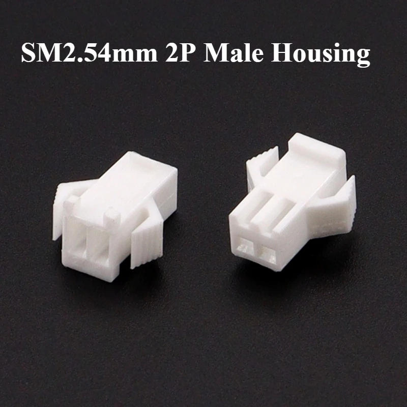 200Pcs SM2.54mm Male Female Housing 2P/3P/4P White Plastic Housing Pitch 2.54mm Terminal Pin Header Wiring Terminal Connector
200Pcs SM2.54mm Male Female Housing 2P/3P/4P White Plastic Housing Pitch 2.54mm Terminal Pin Header Wiring Terminal Connector
