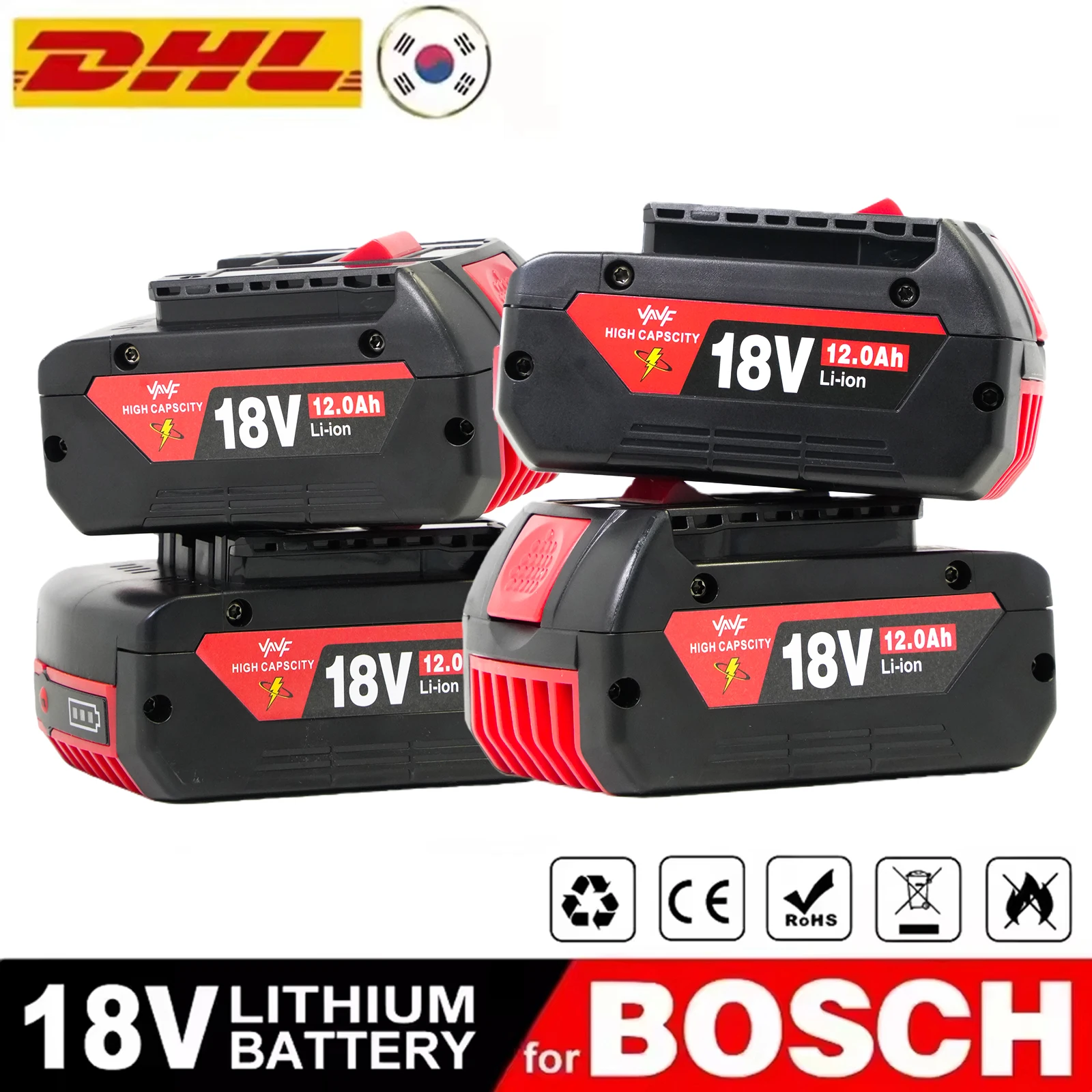 Originalfor Bosch 18V Battery Wireless Power Tool Lithium Battery, BAT609 BAT610 GBAT618 BAT620 BAT622 GSR18V-LI 18V 12.0Ah️
Originalfor Bosch 18V Battery Wireless Power Tool Lithium Battery, BAT609 BAT610 GBAT618 BAT620 BAT622 GSR18V-LI 18V 12.0Ah️