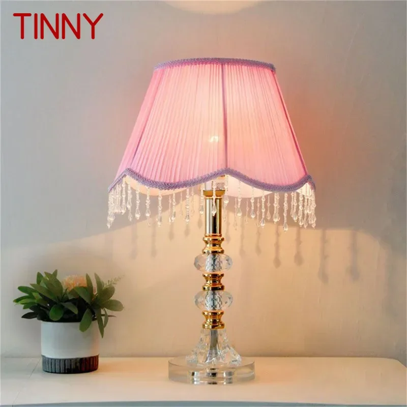 TINNY Modern Luxury Crystal Desk LampLED Fashion Art Living Room Bedroom Study Girl's room Villa Hotel
TINNY Modern Luxury Crystal Desk LampLED Fashion Art Living Room Bedroom Study Girl's room Villa Hotel