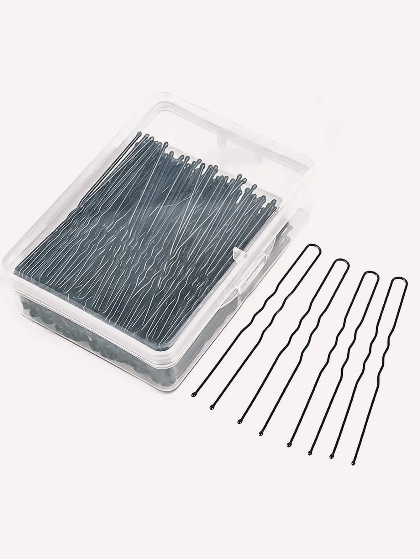 U Shaped Hair Pins, Bobbypin, Hair Braiding Tool, 100pcs Ladies Hair Bun Hairpin, With Storage Box, (2.4Inches), (Black), Hair Rollers, Heatless Curls, Hair Curler
U Shaped Hair Pins, Bobbypin, Hair Braiding Tool, 100pcs Ladies Hair Bun Hairpin, With Storage Box, (2.4Inches), (Black), Hair Rollers, Heatless Curls, Hair Curler