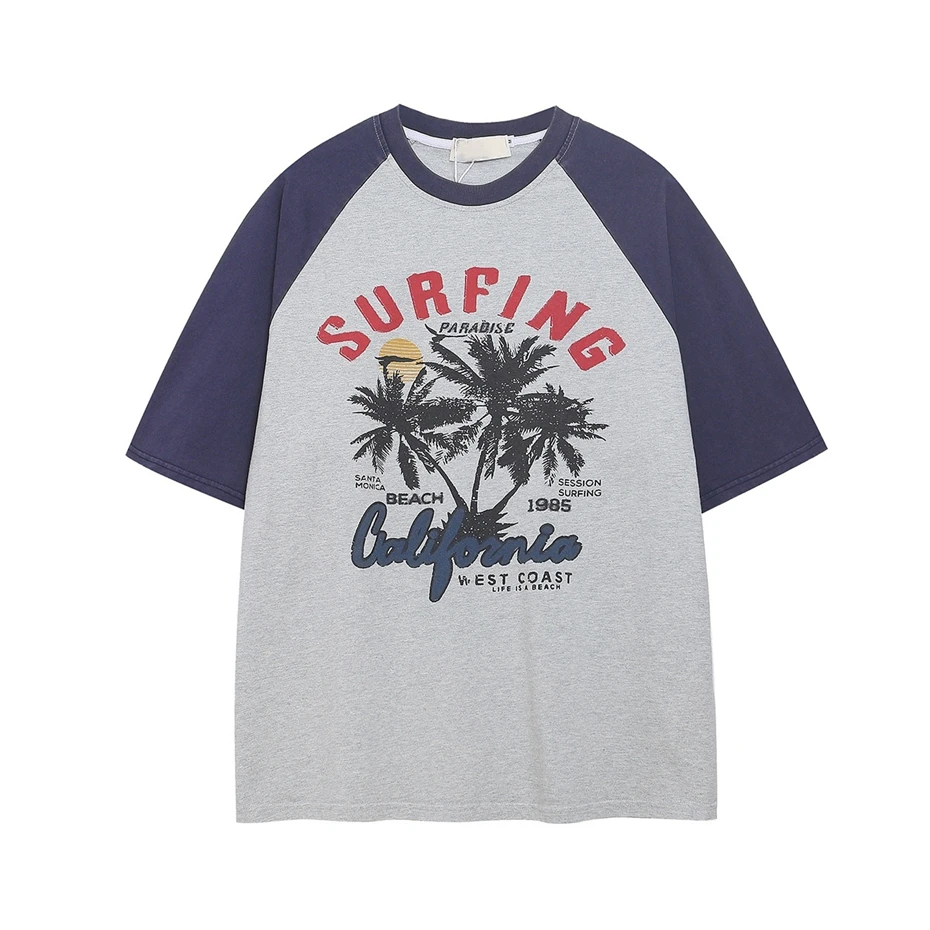 Vintage Print TShirt Men Streetwear Harajuku Patchwork Casual Tees Tops Summer Oversized Cotton Short Sleeve T-Shirts Male
Vintage Print TShirt Men Streetwear Harajuku Patchwork Casual Tees Tops Summer Oversized Cotton Short Sleeve T-Shirts Male