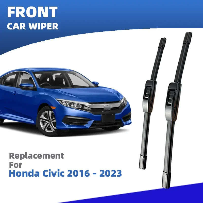 LHD Front Windshield Wiper Blades For Honda Civic 10 11 FC FK FE FL 2016 - 2024 Windscreen Accessories 2017 2023 Si Type R HEV
LHD Front Windshield Wiper Blades For Honda Civic 10 11 FC FK FE FL 2016 - 2024 Windscreen Accessories 2017 2023 Si Type R HEV