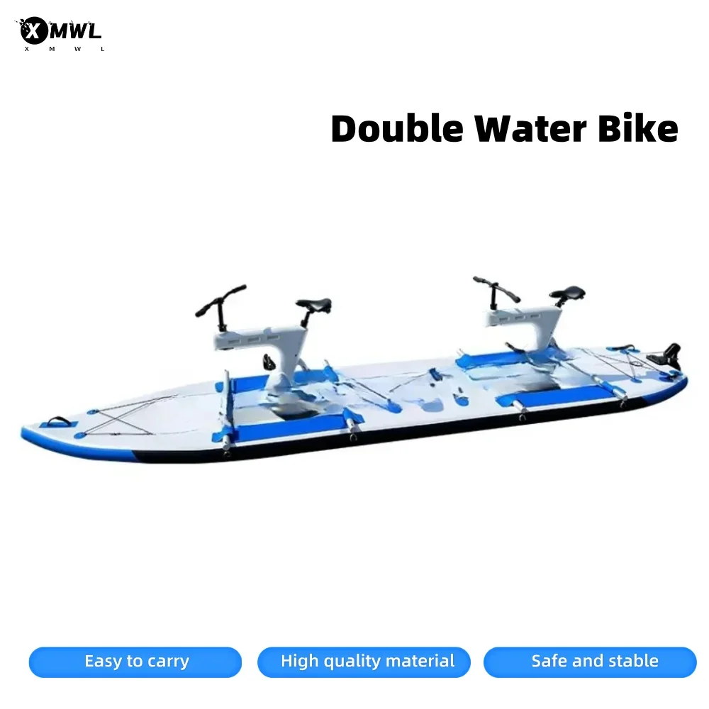 Double Water Bike Inflatable Pontoon Bike Two Person Bike Pedal Bicycle for Outdoor Parent Child Water Sports Foldable Portable
Double Water Bike Inflatable Pontoon Bike Two Person Bike Pedal Bicycle for Outdoor Parent Child Water Sports Foldable Portable