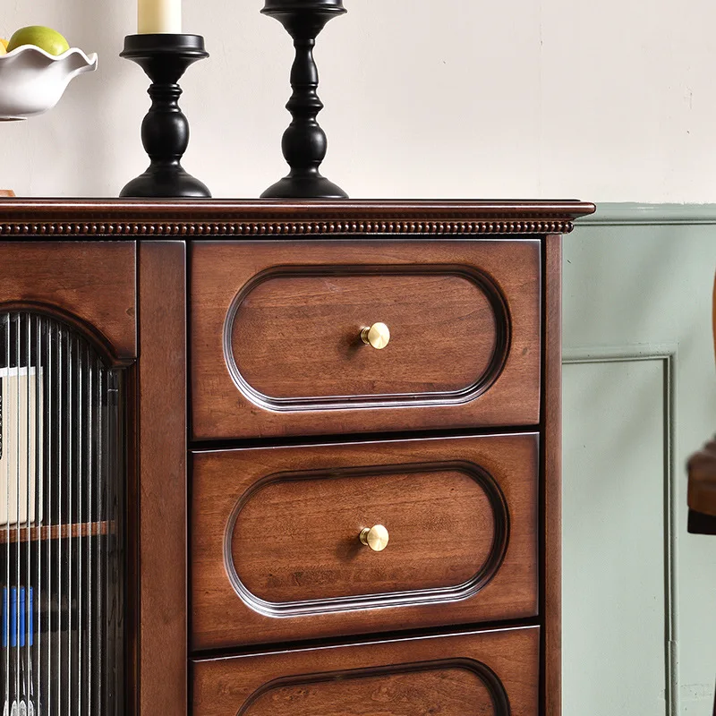 Medieval solid wood dining side French American wine dining room living room display storage
Medieval solid wood dining side French American wine dining room living room display storage