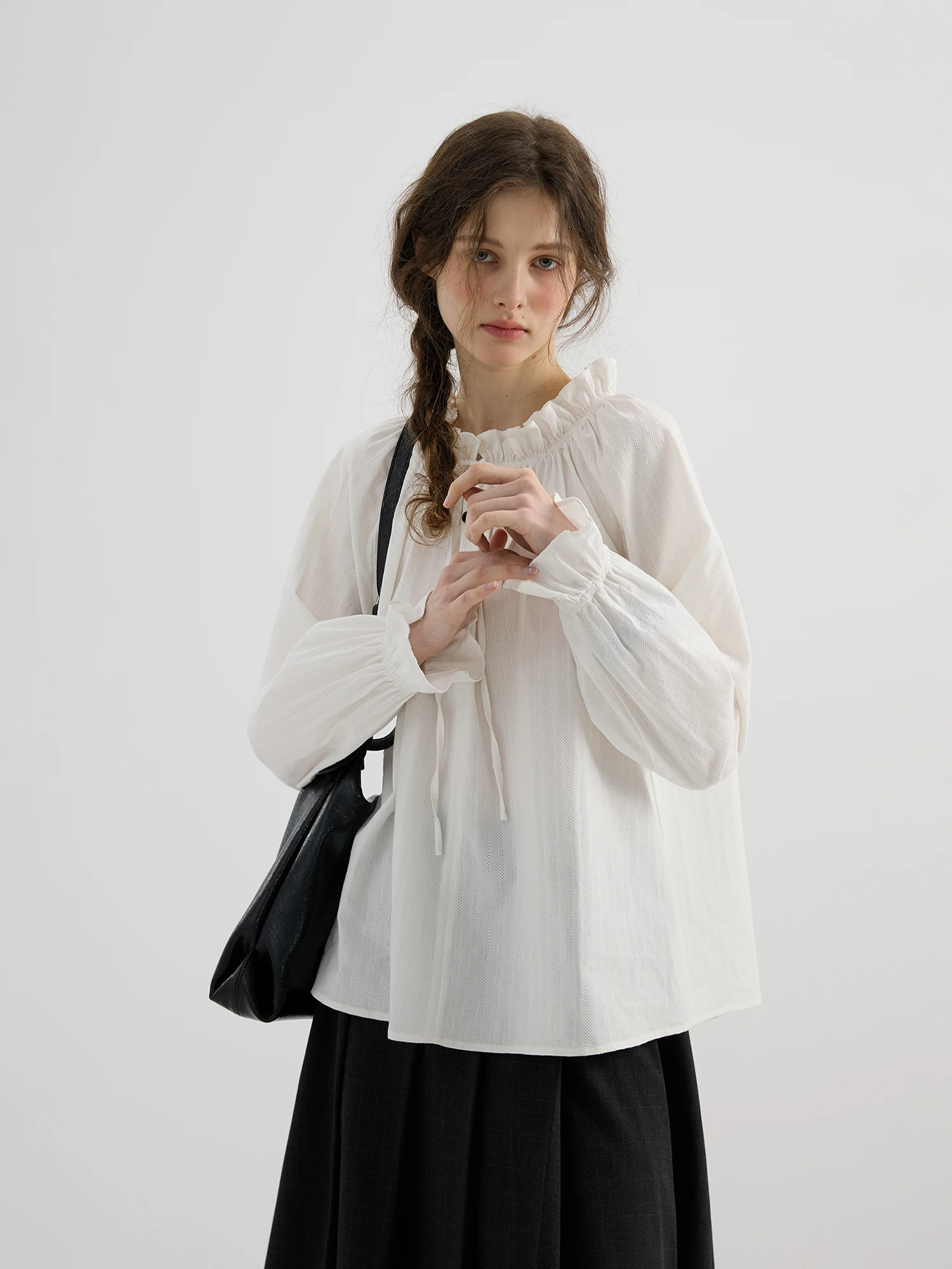 Willbewell Свободный женский костюм из чистого хлопка с рюшами и кружевным воротником, застегнутым поясом, женский деловой повседневный белый костюм
Willbewell Свободный женский костюм из чистого хлопка с рюшами и кружевным воротником, застегнутым поясом, женский деловой повседневный белый костюм