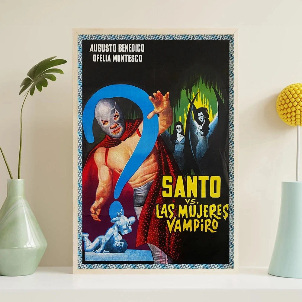 Mexican wW-restling S-Santo Blue Demon Movie Poster Poster Prints Wall Art Canvas Oil Painting Room Home Decor Bar 
Mexican wW-restling S-Santo Blue Demon Movie Poster Poster Prints Wall Art Canvas Oil Painting Room Home Decor Bar