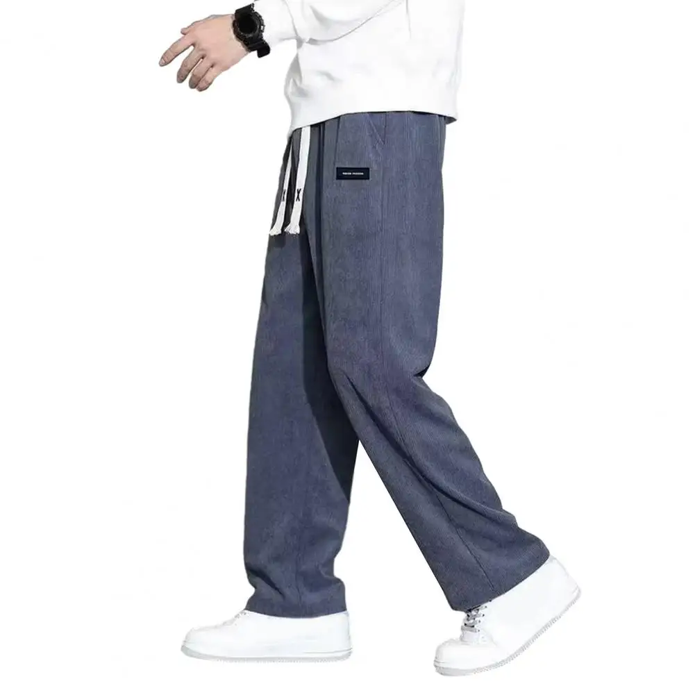 Plus Size Corduroy Pants Men Elastic Waist Drawstring Casual Loose Male Straight Wide Leg Sports Trousers Fall Winter
Plus Size Corduroy Pants Men Elastic Waist Drawstring Casual Loose Male Straight Wide Leg Sports Trousers Fall Winter