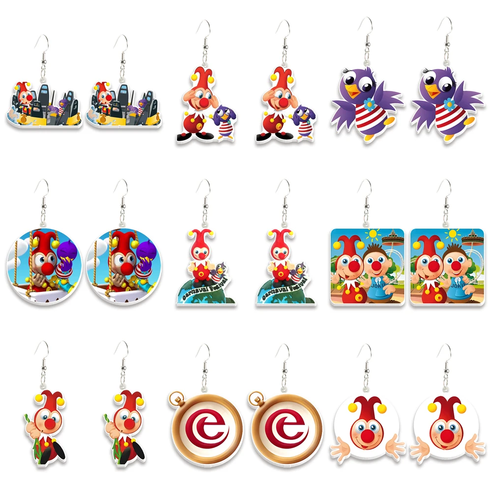 Popular Cartoon Figures Hook Drop Earring Printed Acrylic Drop Earrings For Women Girl Festival Jewelry Gifts Charm
Popular Cartoon Figures Hook Drop Earring Printed Acrylic Drop Earrings For Women Girl Festival Jewelry Gifts Charm