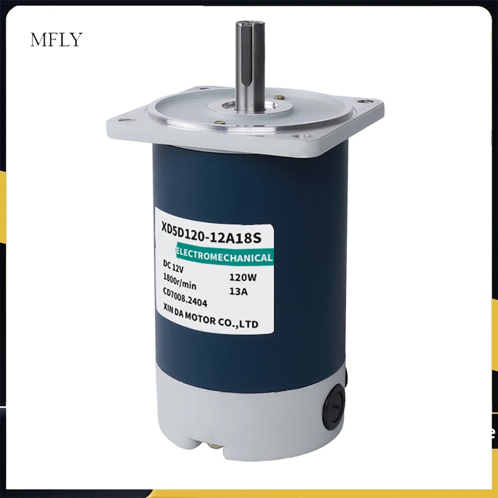 12V 24V 120W DC Motor High Speed Motor 1800rpm-3000rpm CW CCW Large Torque Adjustable Speed Motor
12V 24V 120W DC Motor High Speed Motor 1800rpm-3000rpm CW CCW Large Torque Adjustable Speed Motor