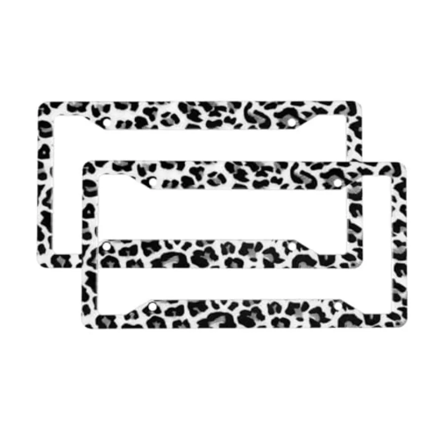 Leopard Print License Plate Frame for Women Black Gray Cheetah License Plate Frames Holder with Screws Aluminium Funny Car Acce
Leopard Print License Plate Frame for Women Black Gray Cheetah License Plate Frames Holder with Screws Aluminium Funny Car Acce