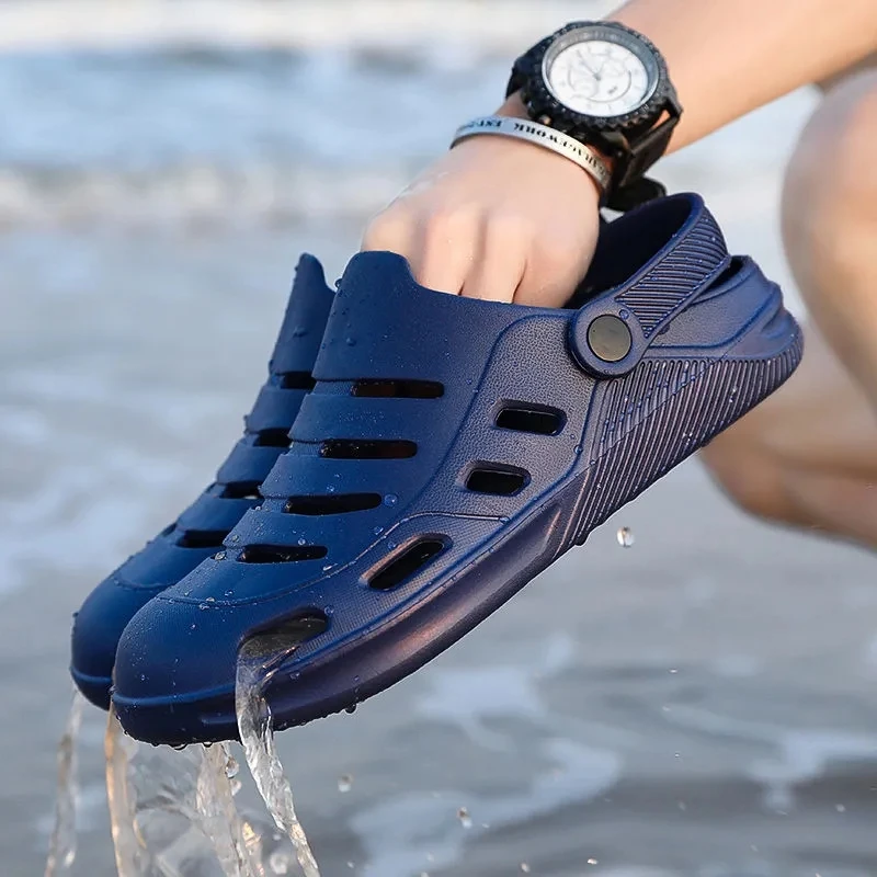 Hollow Shoes Men's Casual Slippers Summer Sea Anti Slip Soft Outdoor Beach Shoes Breathable Sandals
Hollow Shoes Men's Casual Slippers Summer Sea Anti Slip Soft Outdoor Beach Shoes Breathable Sandals