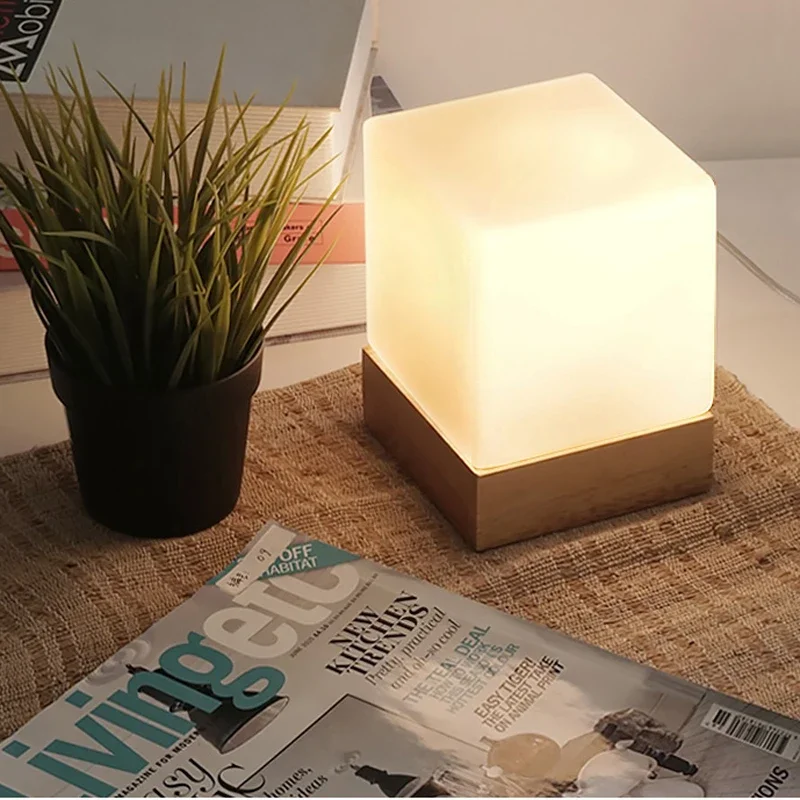 Cubi Table Lamp cubic frosted glass shade oak wood base desk light modern nordic minimalism design lighting bedside hotel cafe
Cubi Table Lamp cubic frosted glass shade oak wood base desk light modern nordic minimalism design lighting bedside hotel cafe