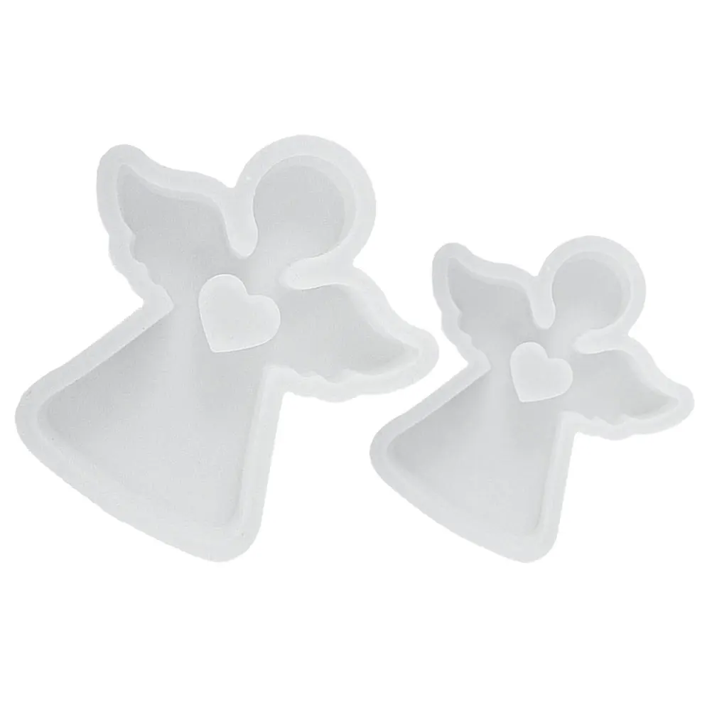 2 Pcs Angel Shape Molds Silicone Aromatherapy Decorative Ornaments Large Small Size Wax Mold For DIY Craft Jewelry
2 Pcs Angel Shape Molds Silicone Aromatherapy Decorative Ornaments Large Small Size Wax Mold For DIY Craft Jewelry