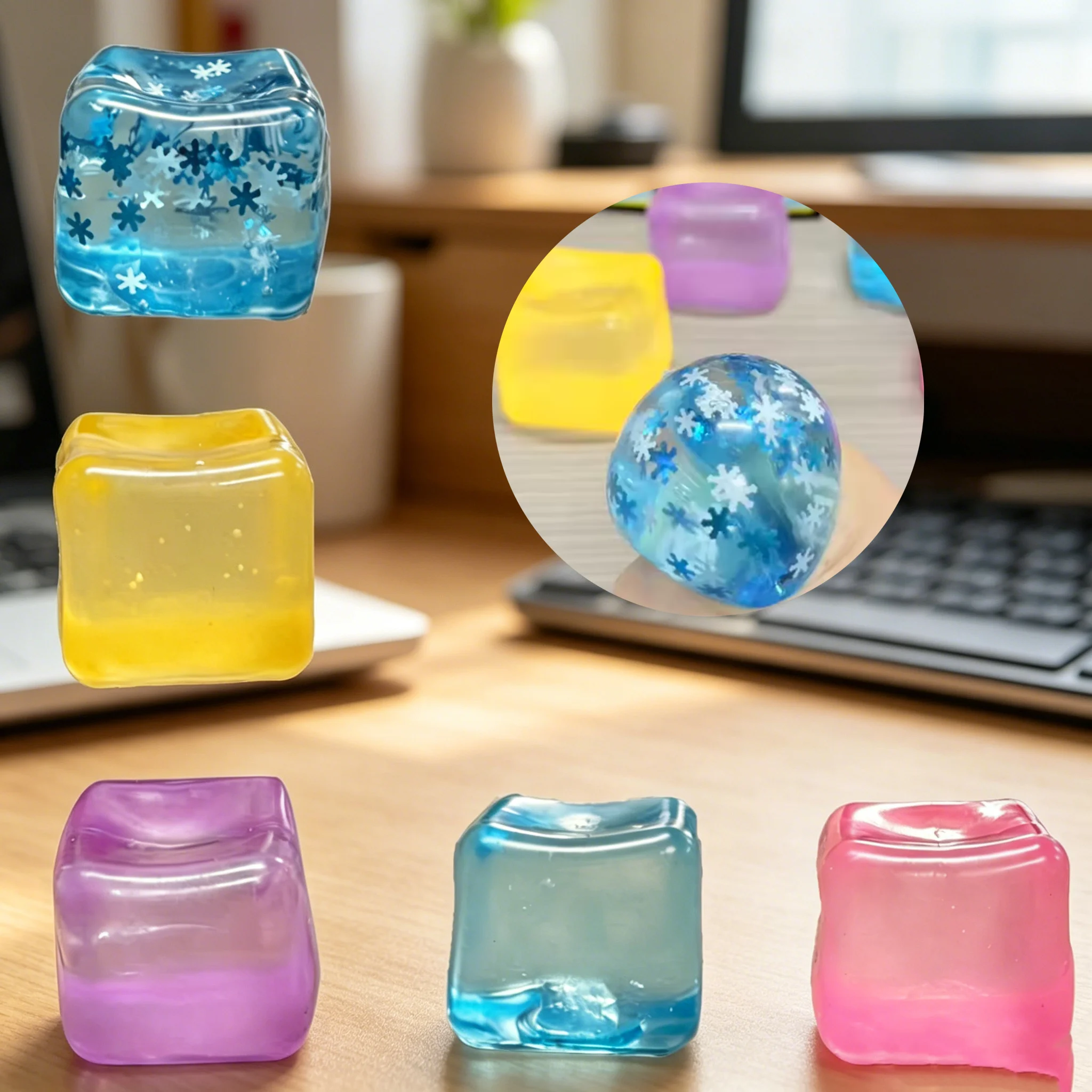 Stress Cube Squishy Stress Balls for Anxiety Stress Relief Slow Rising Sparkling Malt Sugar Squeeze Toy for Kids
Stress Cube Squishy Stress Balls for Anxiety Stress Relief Slow Rising Sparkling Malt Sugar Squeeze Toy for Kids