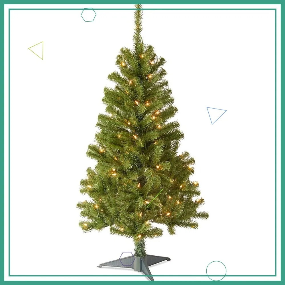 Искусственная рождественская елка длиной 4 фута с предварительной подсветкой, 100 прозрачными огнями, 230 насадками и подставкой для удобной настройки
Искусственная рождественская елка длиной 4 фута с предварительной подсветкой, 100 прозрачными огнями, 230 насадками и подставкой для удобной настройки